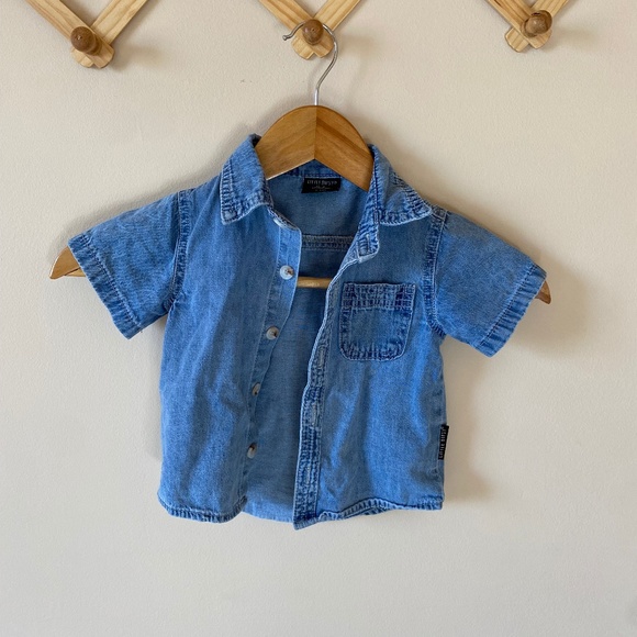 Little Bipsy Other - Little Bipsy denim button down 6-12 months